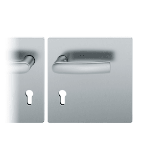 FSB Drückergarnitur 72 1015. BS eck.PZ72/8.DR.F1.TS 39-48. AGL3