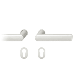 FSB Drückergarnitur 15 1244,rd.,PZ,8,ähnl.RAL 9016,TS 39-48,o.No.