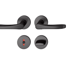 FSB Drückergarnitur 12 1106,rd.,WC/SS,8(8),ähnl.RAL 9005,TS 39-58