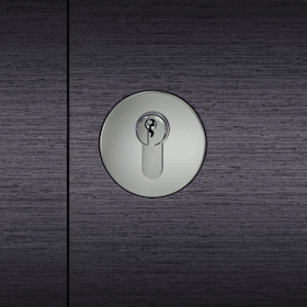 FSB Schlüsselrosettenpaar 17 1737,rund,PZ, 3mm,F9005