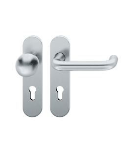 FSB Wechselgarnitur Kurzschild oval PZ 72/8 Edelstahl TS 39-48 AGL®3