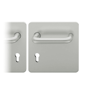 FSB Drückergarnitur 72 1070. BS eck.PZ72/8.DR.F1.TS 39-48. AGL3