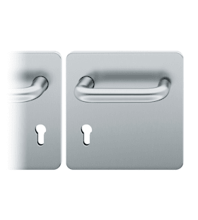 FSB Drückergarnitur 72 1070. BS eck.PZ72/8.DR.ER.TS 39-48. AGL3