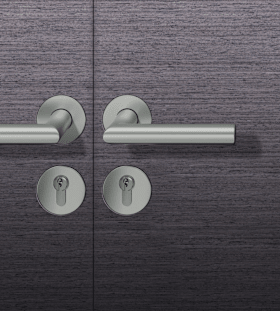 FSB Drückergarnitur 72 1076,rd.,PZ,8,DL,h-bronze,TS 45-54