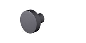 FSB Knopflochteil ASL® 08 0829, 8mm, schwarz gestrahlt