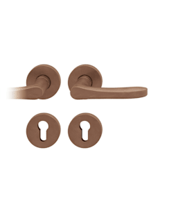 FSB Drückergarnitur 72 1106,rd.,PZ,8,DL,h-bronze,TS 39-48