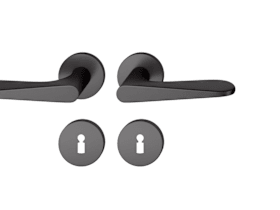 FSB Drückergarnitur 12 1144,rd.,BB,8,ähnl.RAL 9005,TS 39-58