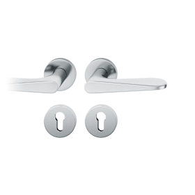 FSB Drückergarnitur 12 1144,rd.,PZ,8,ER pol.,TS 39-58