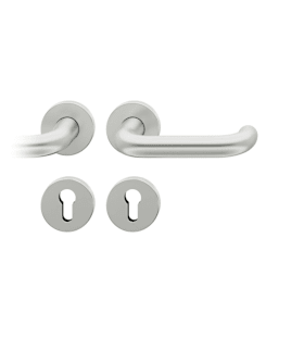 FSB Drückergarnitur 12 1146,rd.,PZ,8,ähnl.RAL 9016,TS 39-58