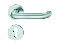 FSB Drückergarnitur 12 1146,rd.,8,ähnl.RAL 9005,TS 39-58