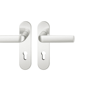 FSB AGL Drückergarnitur LS 8 PZ 72 KURZSCH OV TS39-48 AL (0 72 1267 60810 0105)