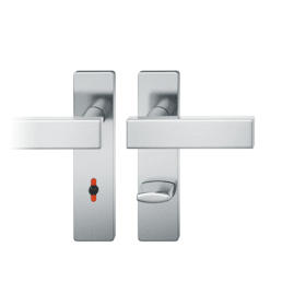 FSB Drückergarnitur 12 1003. KS eck.WC/SS78/8 (8).TS 39-58.ER pol.