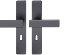 FSB Drückergarnitur 12 1003. LS eck.BB72/8.TS 39-58.schwarz