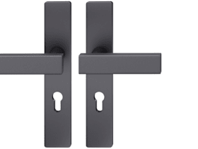 FSB Drückergarnitur 12 1003. LS eck.PZ72/8.TS 39-58.schwarz