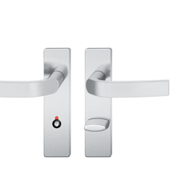 FSB Drückergarnitur 72 1271, KS eck,WC/SS78/8 (8),DR,ER,TS 39-48