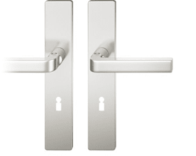 FSB Drückergarnitur 12 1004. LS eck.BB72/8.TS 39-58.F1