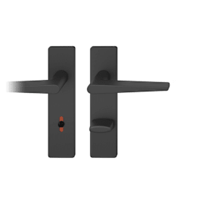 FSB Drückergarnitur 12 1005. KS eck.WC/SS78/8 (8).sw.TS 39-58