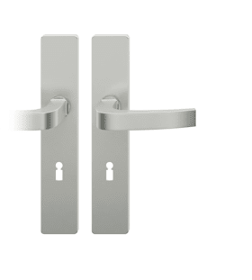 FSB Drückergarnitur 12 1163. LS eck.BB72/8.TS 39-58.ER