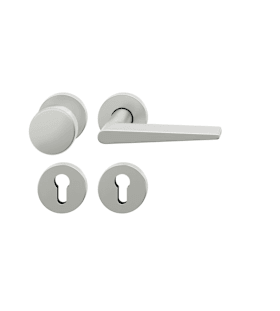 FSB Wechselgarnitur Rosette PZ 8 mm, eloxiertes Aluminium, Türstärke 39-58 mm