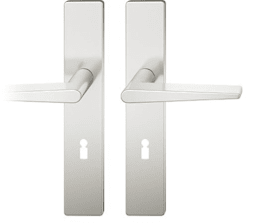 FSB Drückergarnitur 12 1005. LS eck.BB72/8.TS 39-58.ER