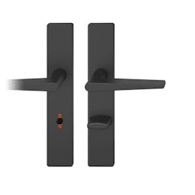 FSB Drückergarnitur 12 1005. LS eck.WC/SS78/8 (8).TS 39-58.schwarz