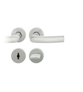 FSB ASL Badgarnitur mit Rosette und WC-Verriegelung TS39-58 Aluminium