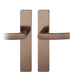 FSB ASL Drückergarnitur 8 O.SL LANGSCH EC TS39-58 BR PATIN (0 12 1015 02101 7625)