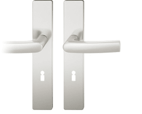 FSB Drückergarnitur 12 1015. LS eck.UG/8.TS 39-58.ähnl.RAL 9005