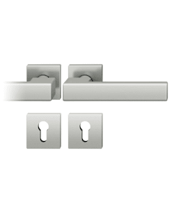 FSB ASL Drückergarnitur 8 PZ quadratisch Rosette TS39-58 Aluminium