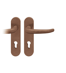 FSB Feuerschutz Drückergarnitur 76 1023. KS ov..PZ72/9.DL.TS 39-48.h-bronze