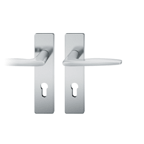 FSB Drückergarnitur 12 1058. KS eck.PZ72/8.ER pol..TS 39-58