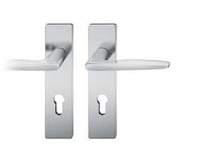 FSB Drückergarnitur 12 1058. KS eck.PZ72/8.TS 39-58.ähnl.RAL 9016