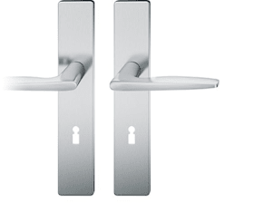 FSB Drückergarnitur 12 1058. LS eck.UG/8.TS 39-58.F1