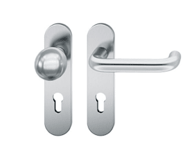 FSB Wechselgarnitur Kurzschild oval PZ 72/8 mm TS 39-58 eloxiert Aluminium