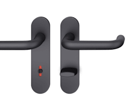 FSB Drückergarnitur 12 1070. KS ov..WC/SS78/8 (8).sw.TS 39-58