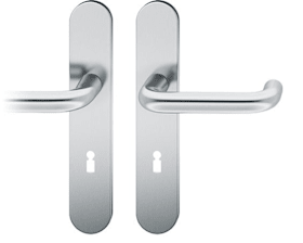 FSB Drückergarnitur 12 1070. LS ov..BB72/8.TS 39-58.F1