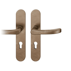 FSB FS Drückergarnitur 79 1043, LS ov.,PZ72/9,DL,TS 39-48,d-bronze