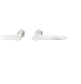 FSB Steckgriff Drückergarnitur Aluminium eloxiert ohne Schlüsselrosette, TS 39-48 mm, rund, 8 mm Vierkant