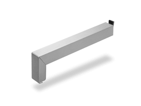 delwo Metall-Gleitabschluss GAA400, für Fensterbank Soft, für Putz