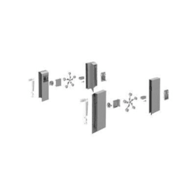 DesignSide Adapter für InnoTech, 176 mm, grau