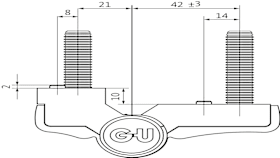 TÜRBAND GU A 316 3D 63 FV GRAUBRAUN (H-01773-00-0-5)