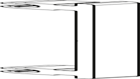 H-01802-00-0-1 | Befestigungskralle | Befestigungskralle niedrig 16-21mm