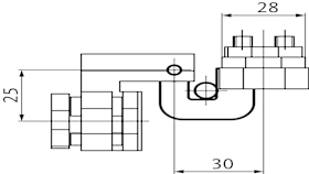 TÜRBAND GU C 616-18 FD 3D CONCEALED NICKELSILBER (H-01816-02-0-1)
