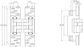GU C 618 3D DESIGN +ABDECKPLATTEN NICKELSILBER (H-01823-00-0-1)