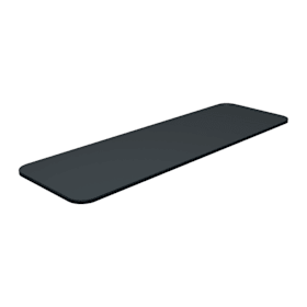 H-01981-01-0-0 | Unterlegplatte | GU-Unterlegplatte 180x60x1mm schwarz