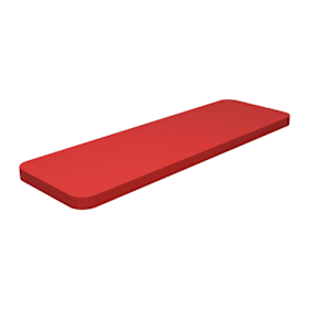 H-01981-03-0-0 | Unterlegplatte | GU-Unterlegplatte 180x60x3mm rot