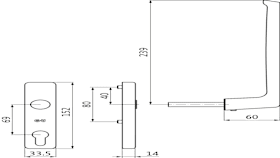 K-17397-00-0-7 | Drehgriff | Krt. HS-Griff Dirigent m. Nocken m.PZ