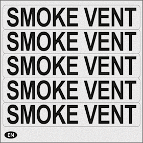 K-19015-01-0-0 | Aufkleber | Aufkleber Rauchabzug EN (25 St.)