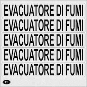 K-19015-04-0-0 | Aufkleber | Aufkleber Rauchabzug IT  (25 St.)