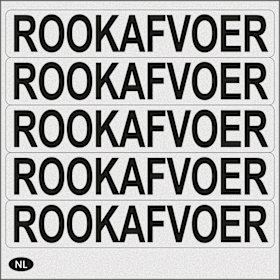 K-19015-05-0-0 | Aufkleber | Aufkleber Rauchabzug NL  (25 St.)
